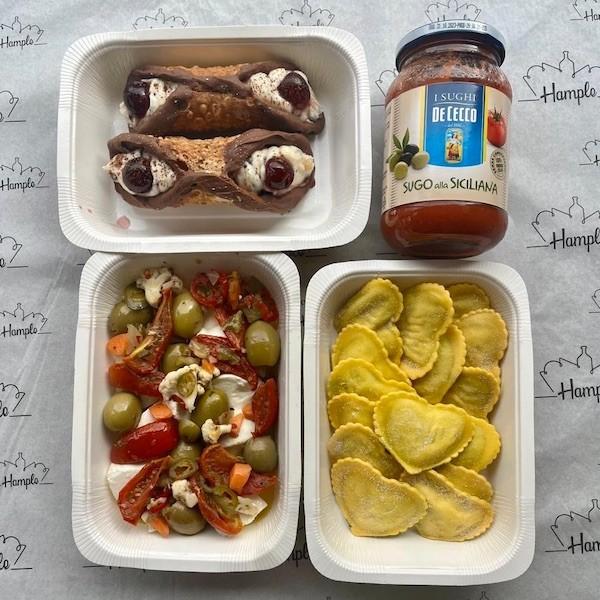Back Soon - Ravioli Meal Kit Special .. Italian Food in a Box by Hample