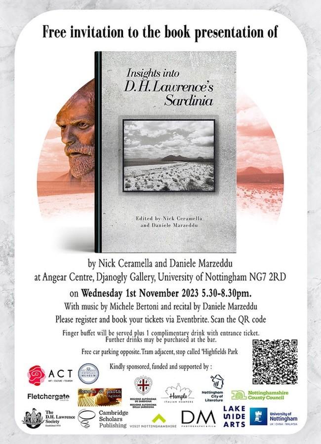 Insights into D H Lawrence's Sardinia by Nick Ceramella and Daniele Marzeddu.